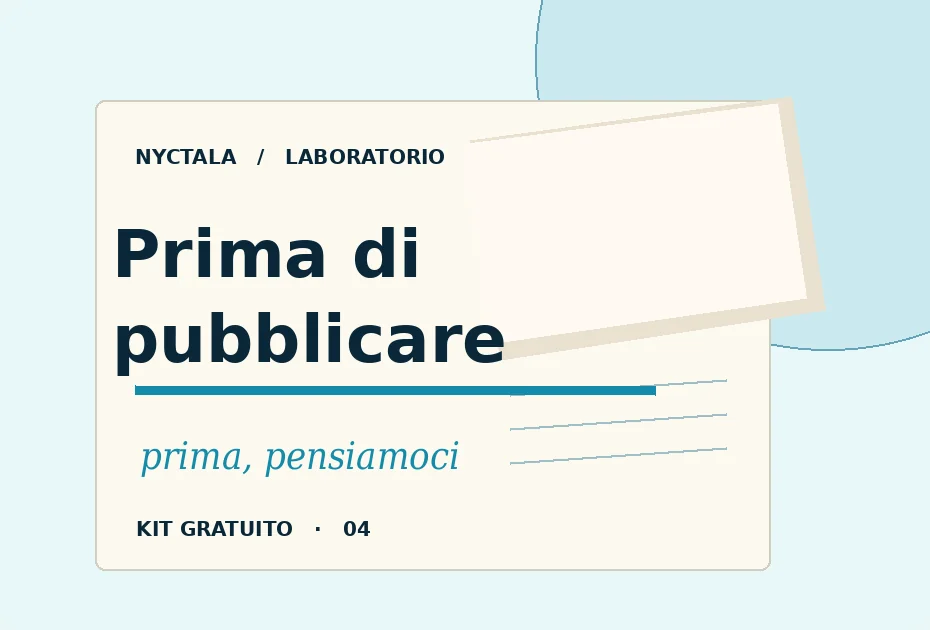 Illustrazione di Prima di pubblicare, kit Nyctala